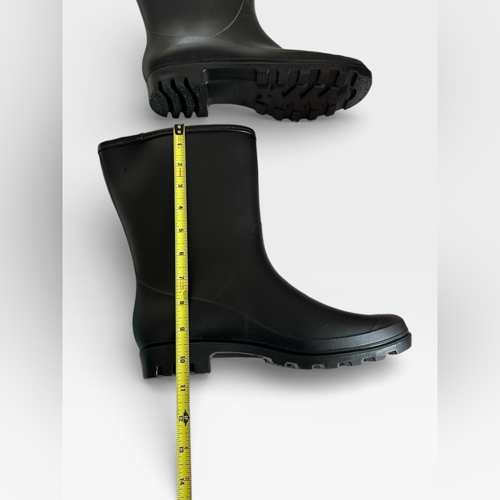 Evshine Women's Mid Calf Rain Boots Waterproof Garden Shoes - Picture 6 of 7